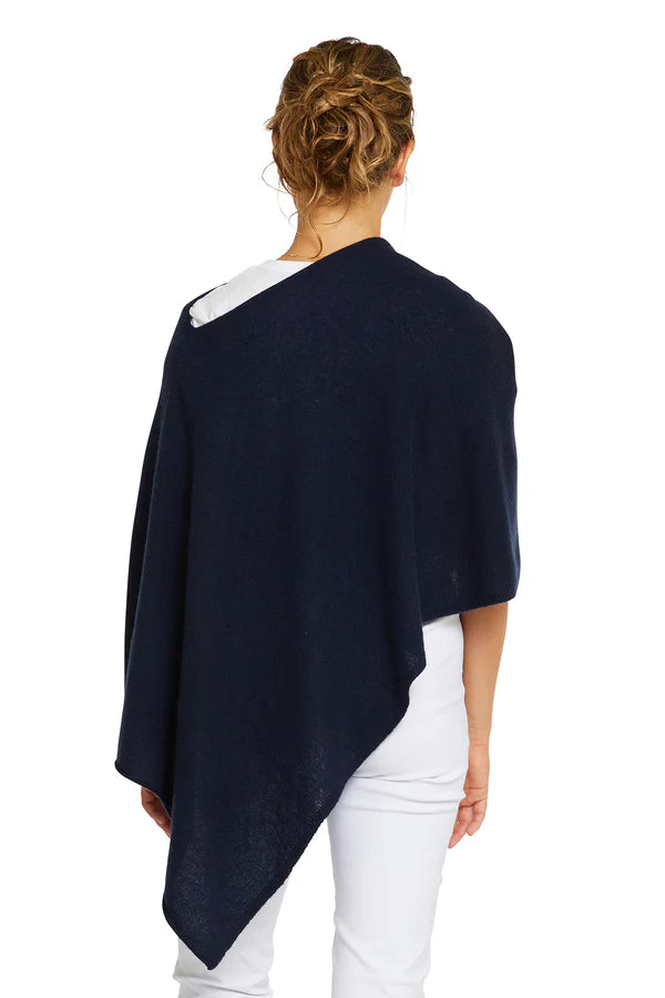 Esperance & Co Cashmere Topper Indigo