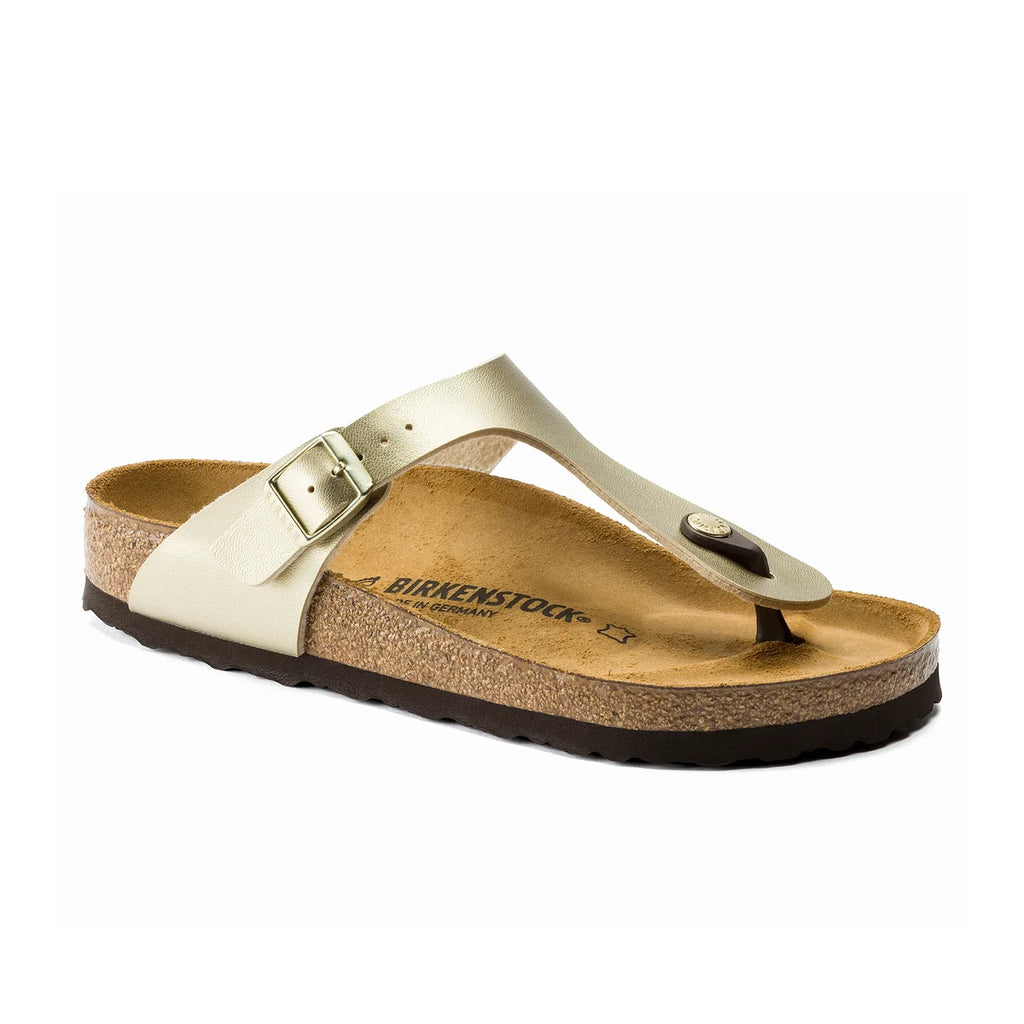 Birkenstock Gizeh Reg Birko Flor Gold