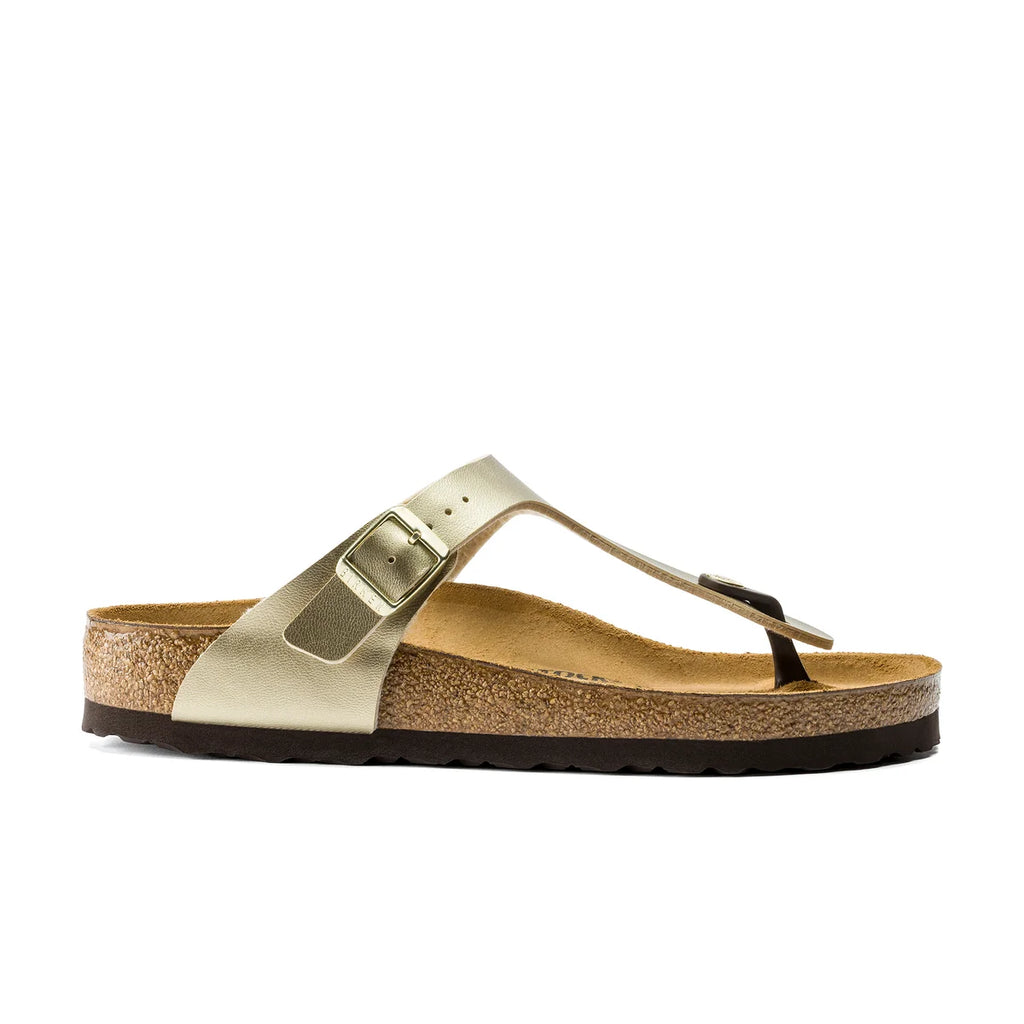 Birkenstock Gizeh Reg Birko Flor Gold
