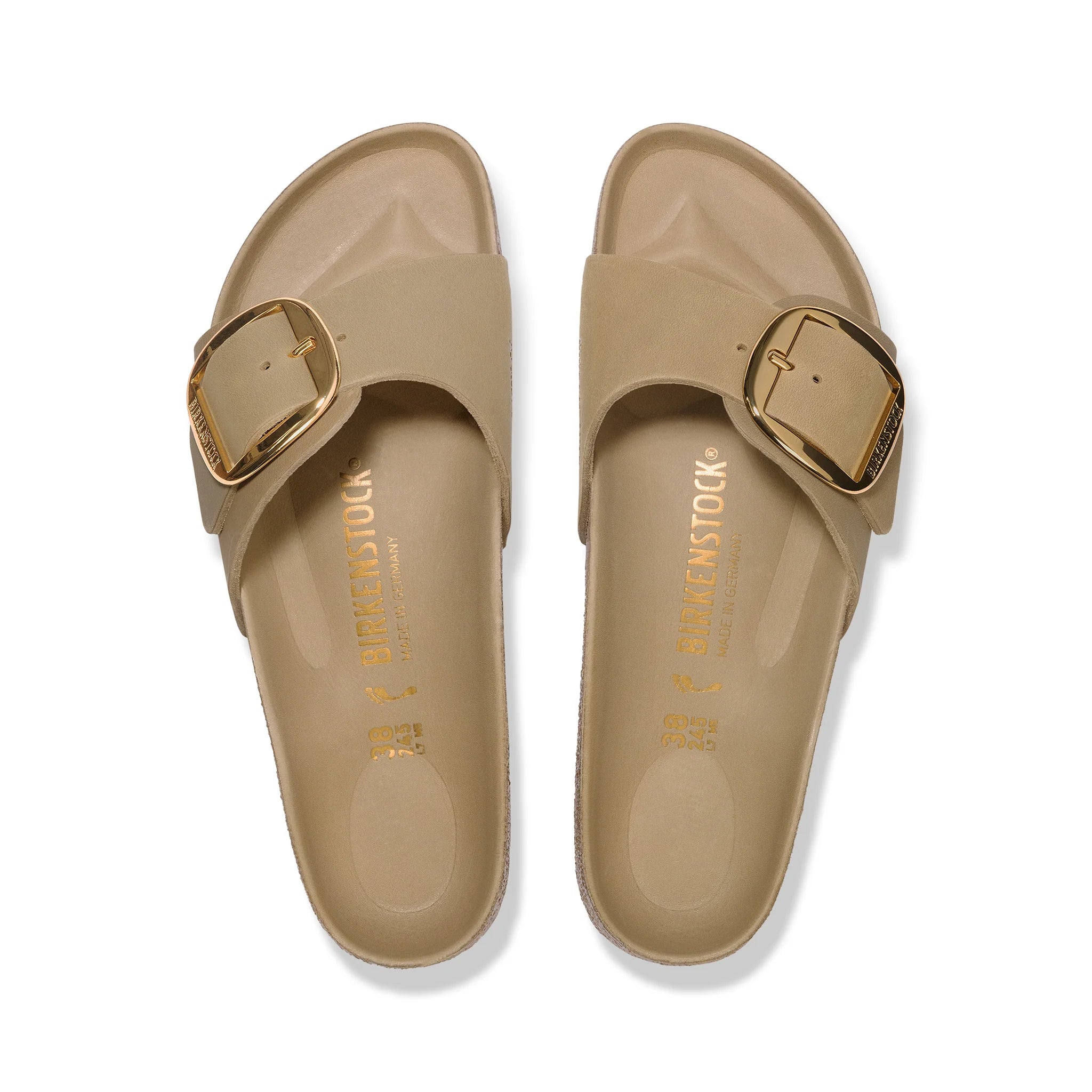 Birkenstock Madrid Nar Big Buckle Tabacco Brown