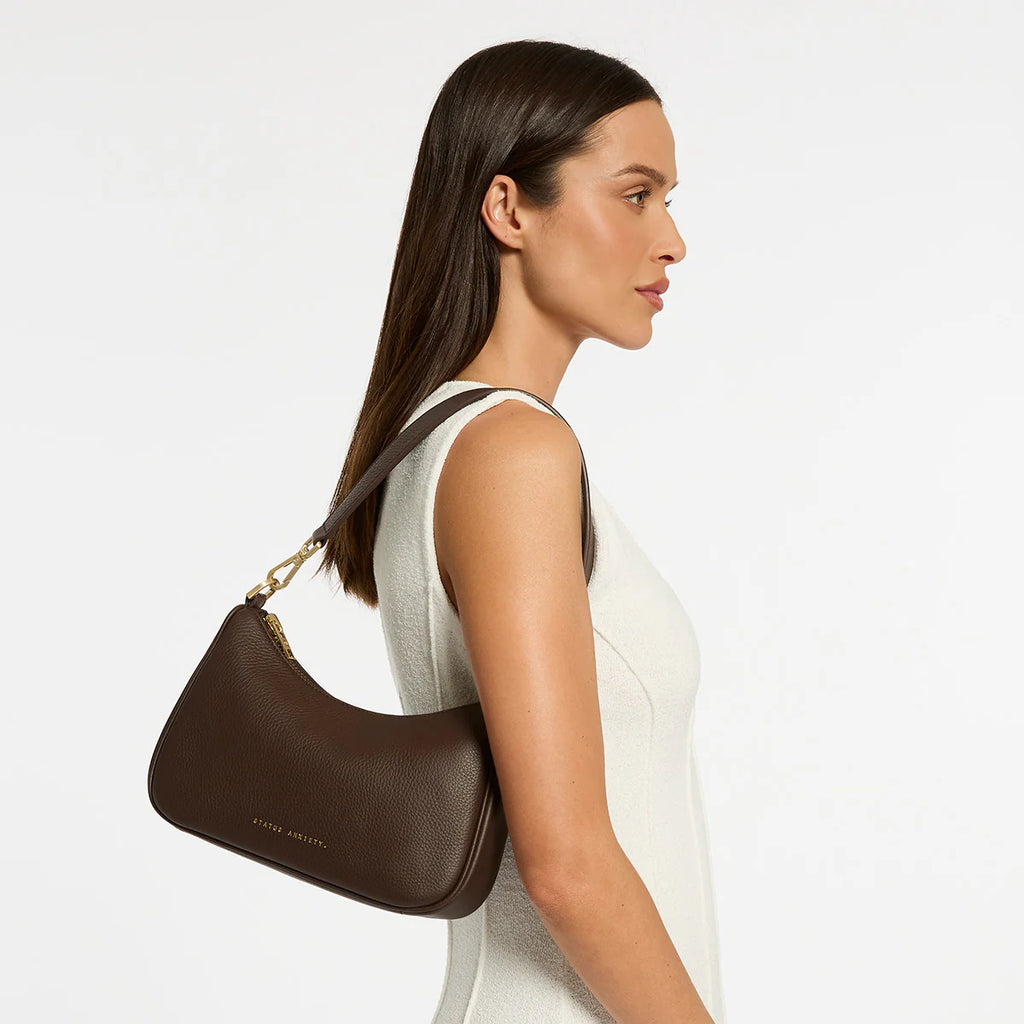 Status Anxiety Look Both Ways Cocoa/Brushed Gold