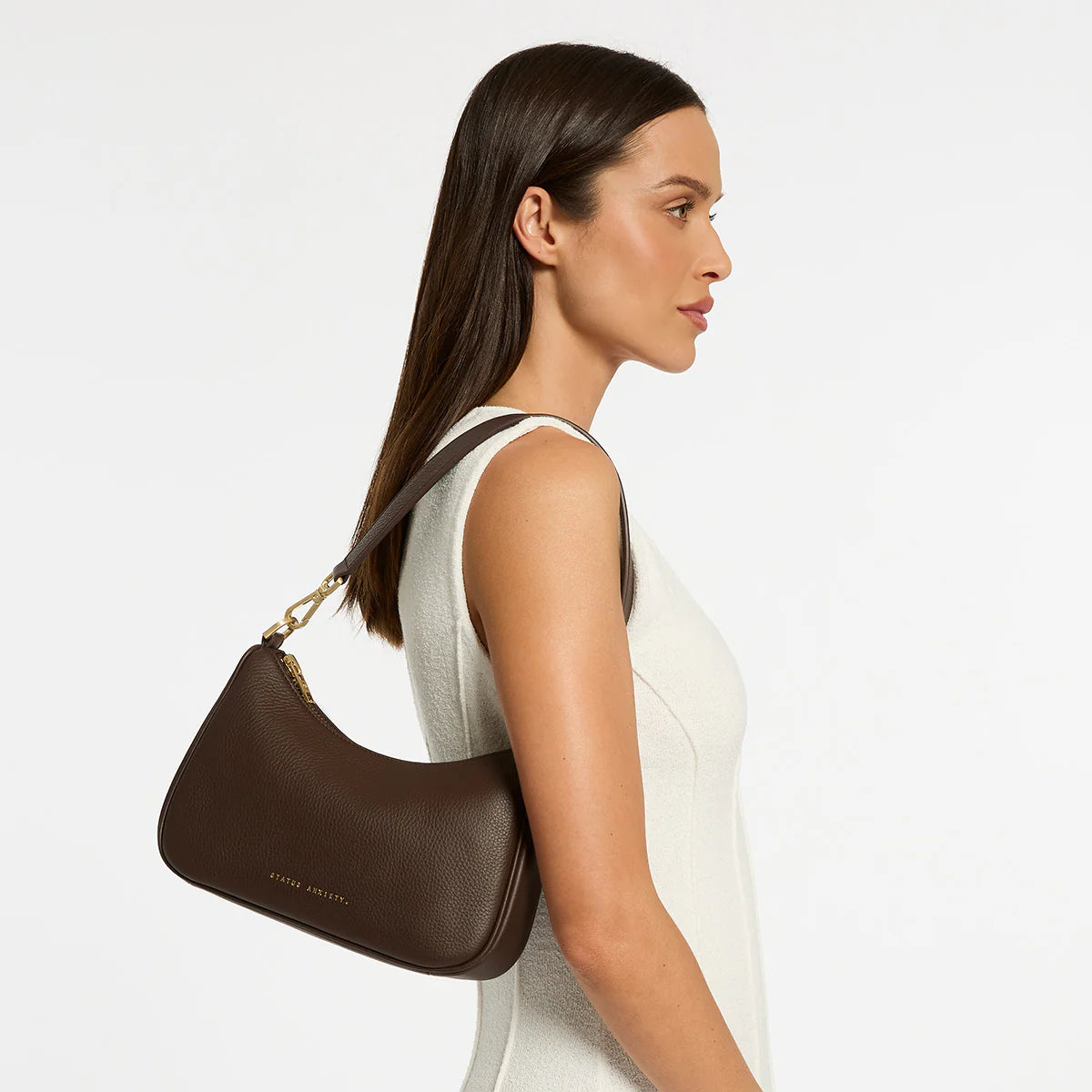 Status Anxiety Look Both Ways Cocoa/Brushed Gold