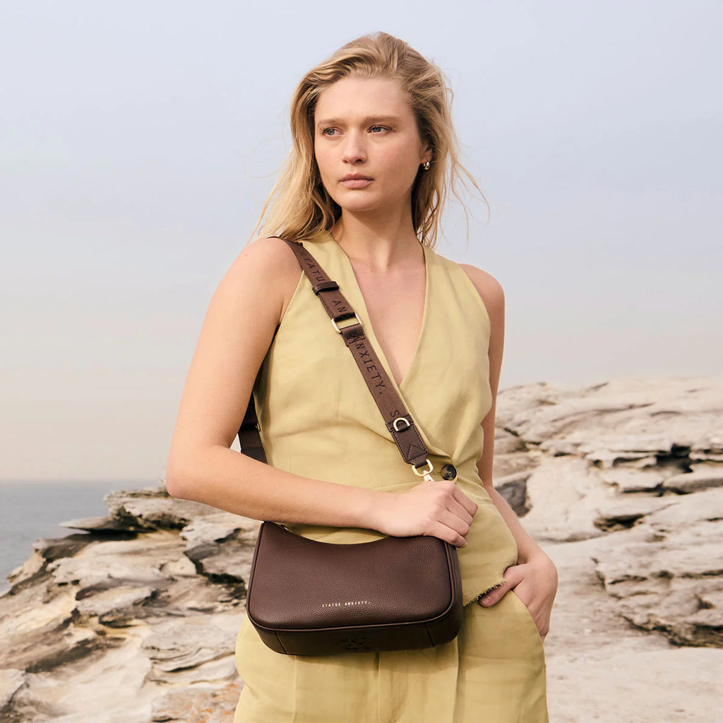 Status Anxiety Look Both Ways Cocoa/Brushed Gold