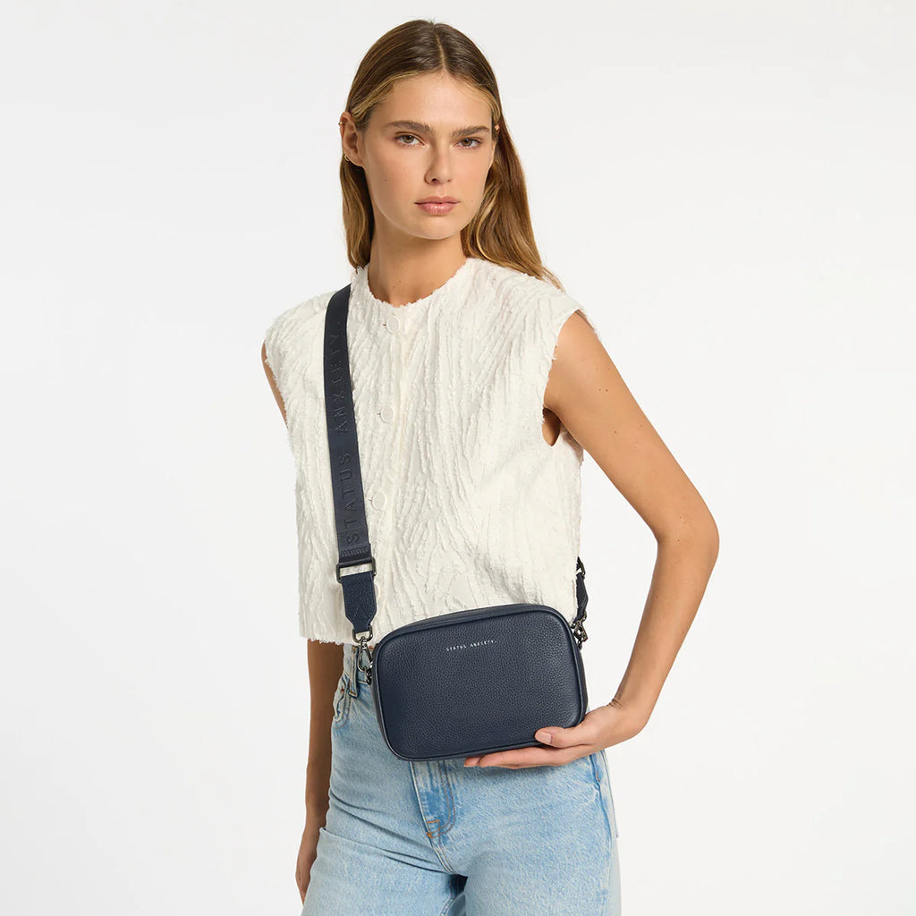 Status Anxiety Plunder Dual Strap Midnight Blue