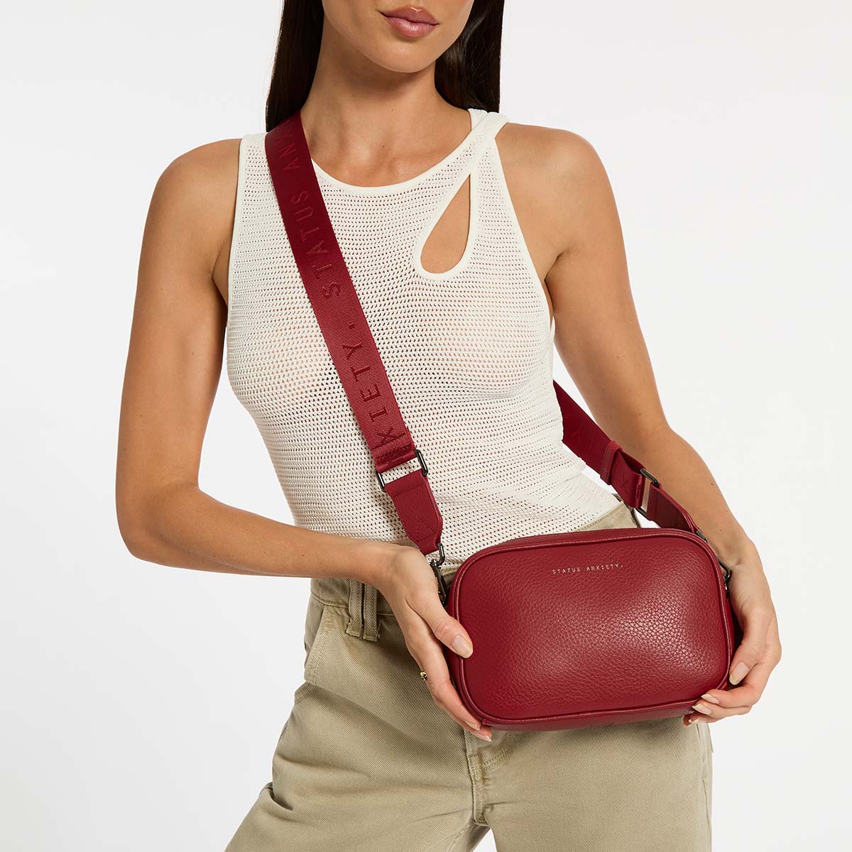 Status Anxiety Plunder Dual Strap Rouge