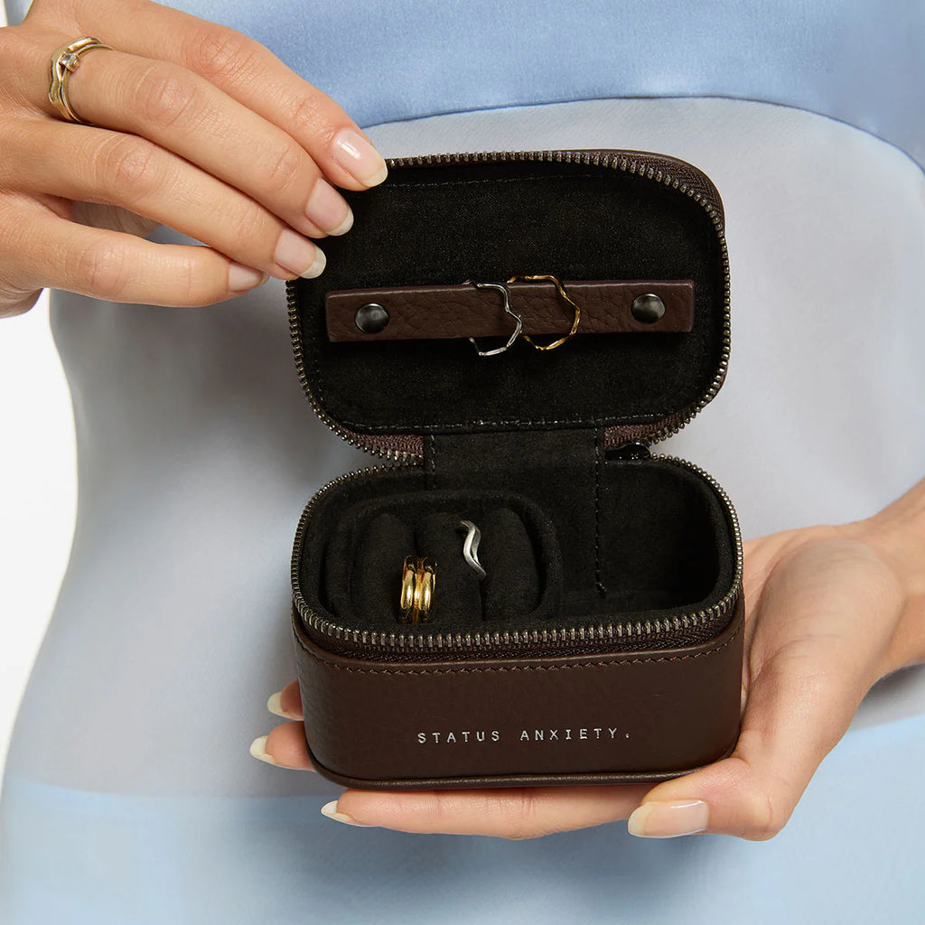 Status Anxiety Heartbreaker Jewellery Case Cocoa