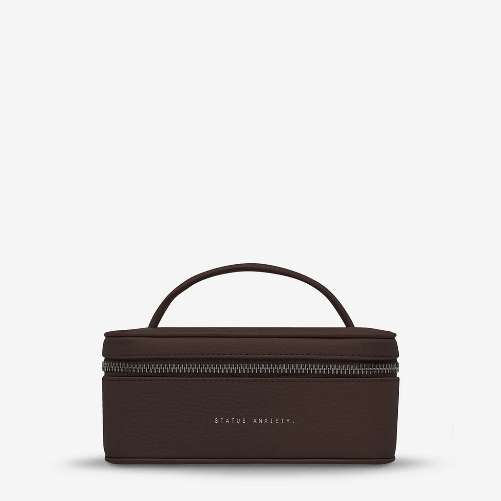 Status Anxiety Shining Armour Jewellery Case Cocoa