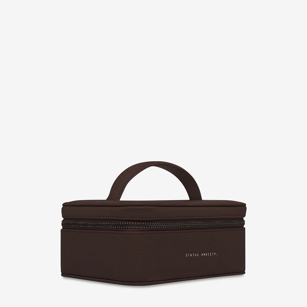 Status Anxiety Shining Armour Jewellery Case Cocoa