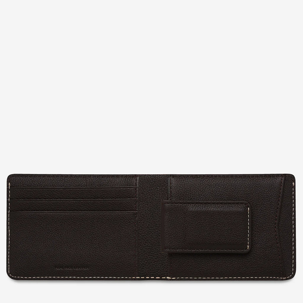 Status Anxiety Ethan Wallet Chocolate