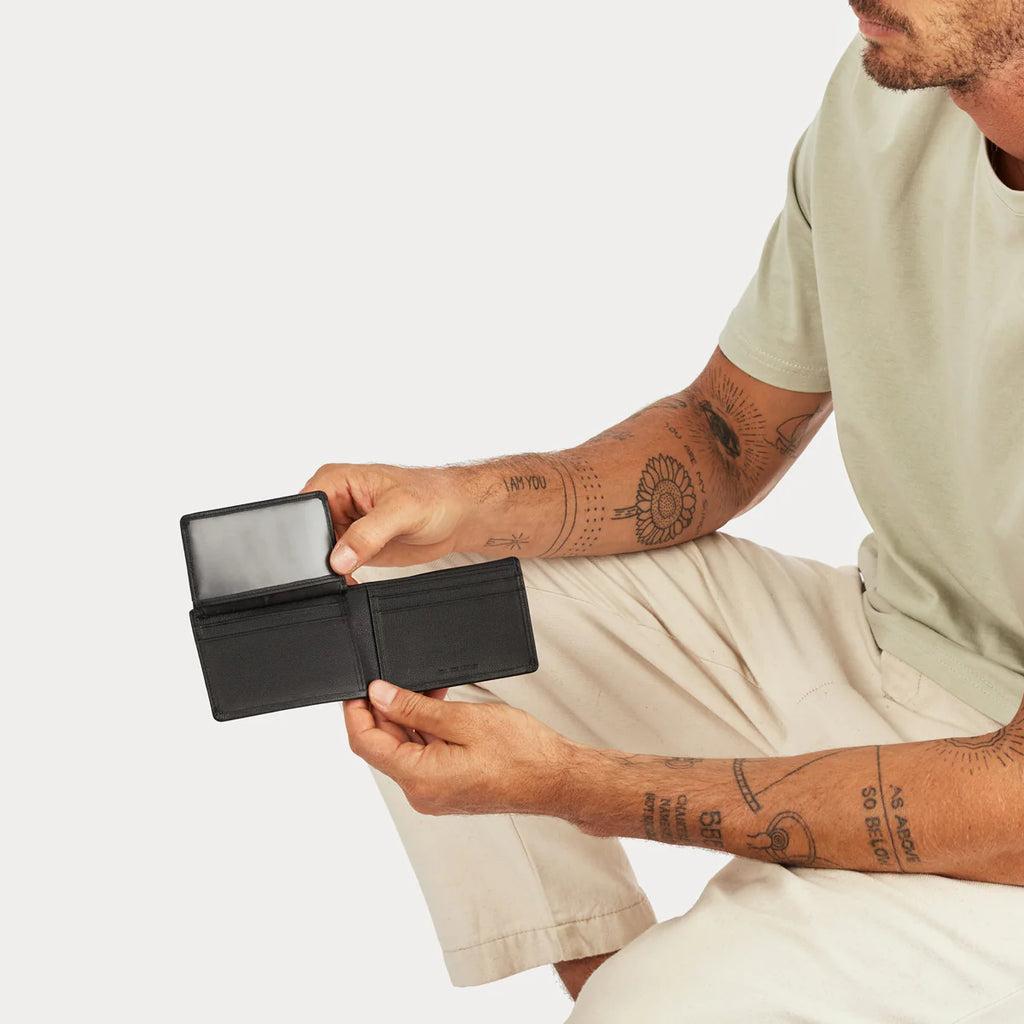 Status Anxiety Jonah Wallet Black