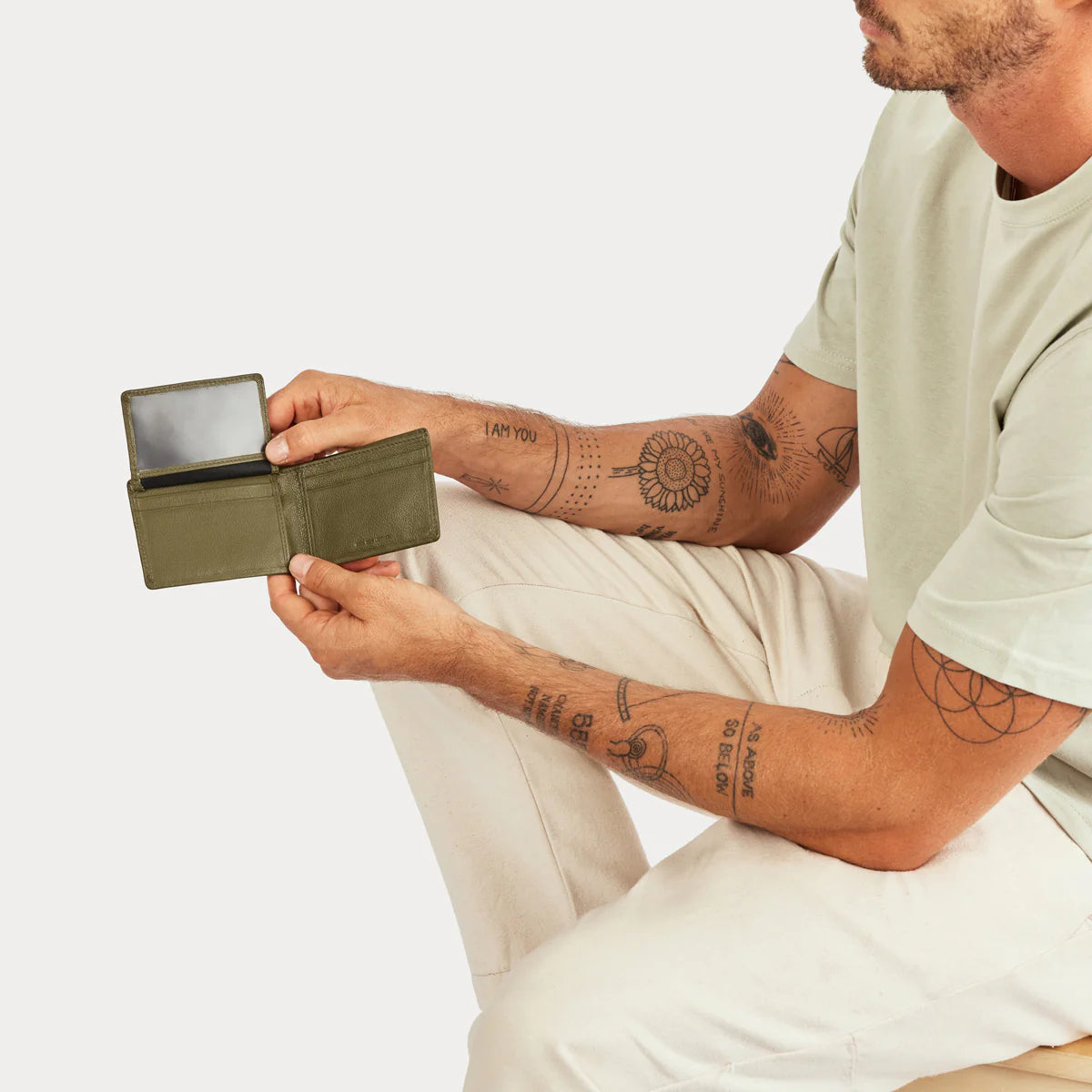 Status Anxiety Jonah Wallet Khaki