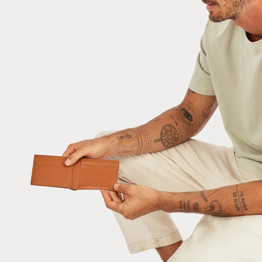 Status Anxiety Noah Wallet Camel