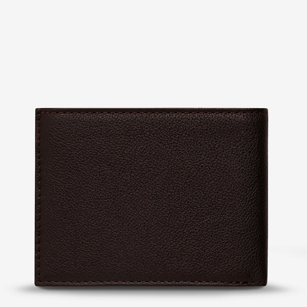 Status Anxiety Noah Wallet Chocolate