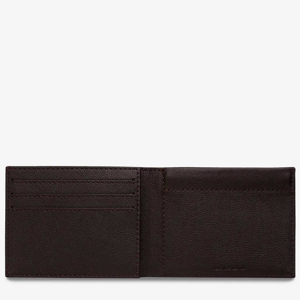 Status Anxiety Noah Wallet Chocolate