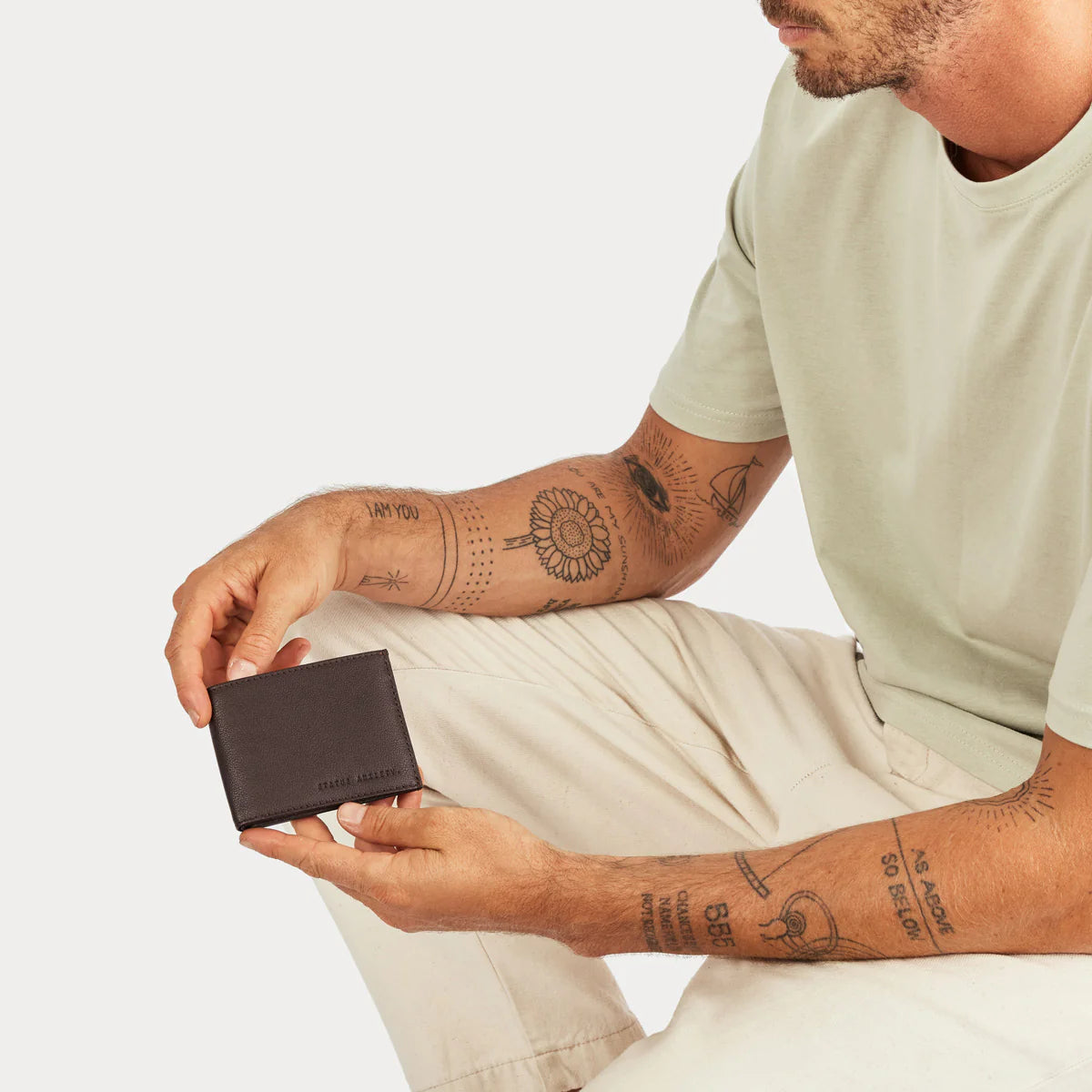Status Anxiety Noah Wallet Chocolate