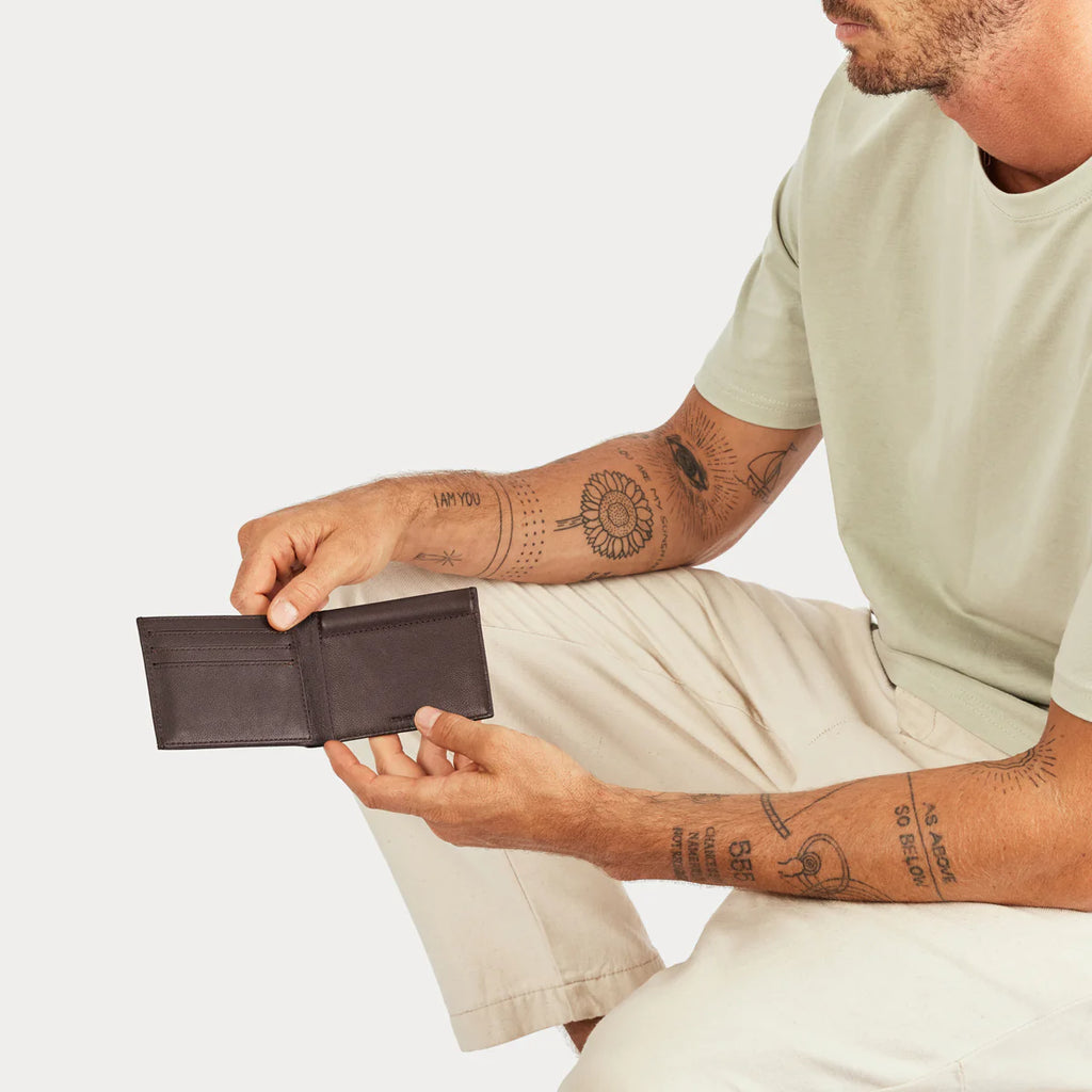 Status Anxiety Noah Wallet Chocolate