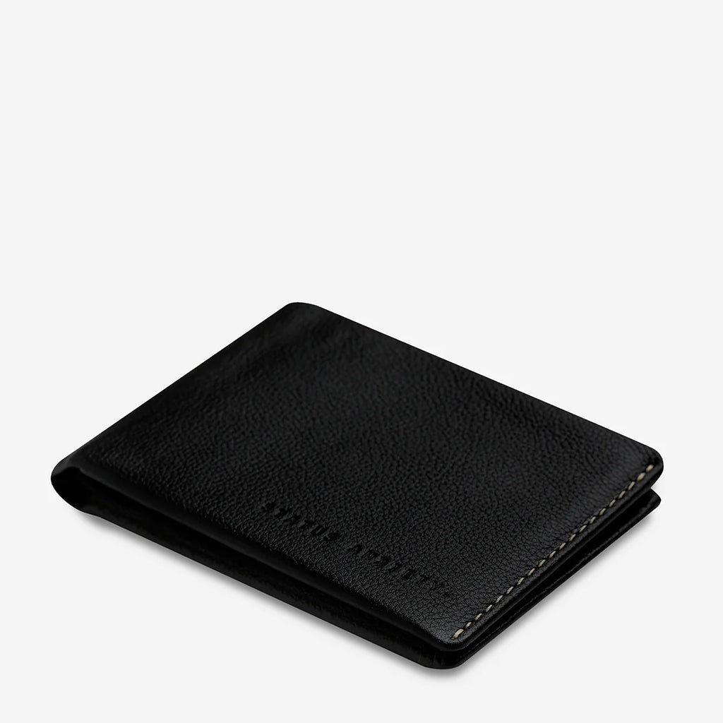 Status Anxiety Otis Wallet Black