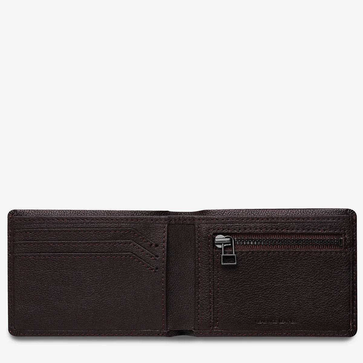 Status Anxiety Otis Wallet Chocolate