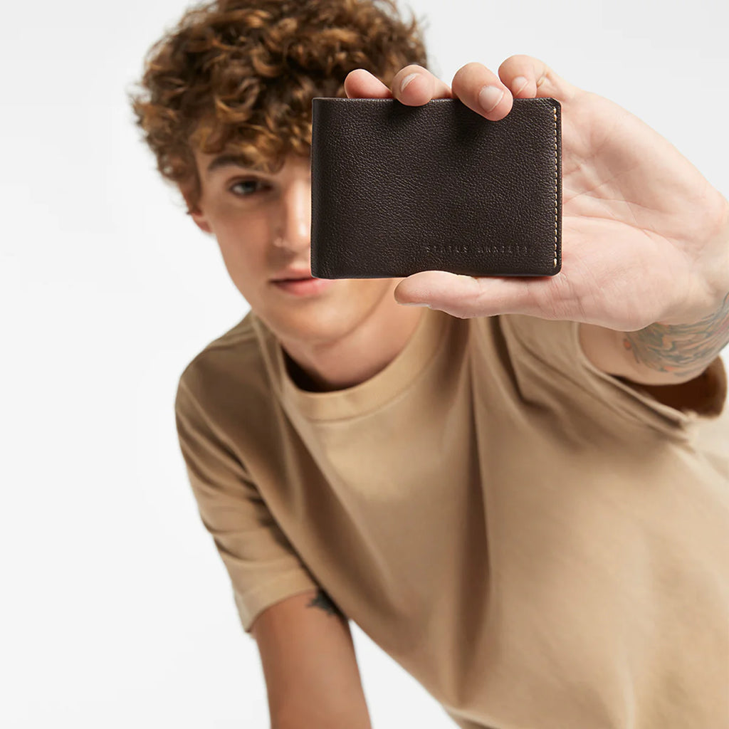 Status Anxiety Otis Wallet Chocolate