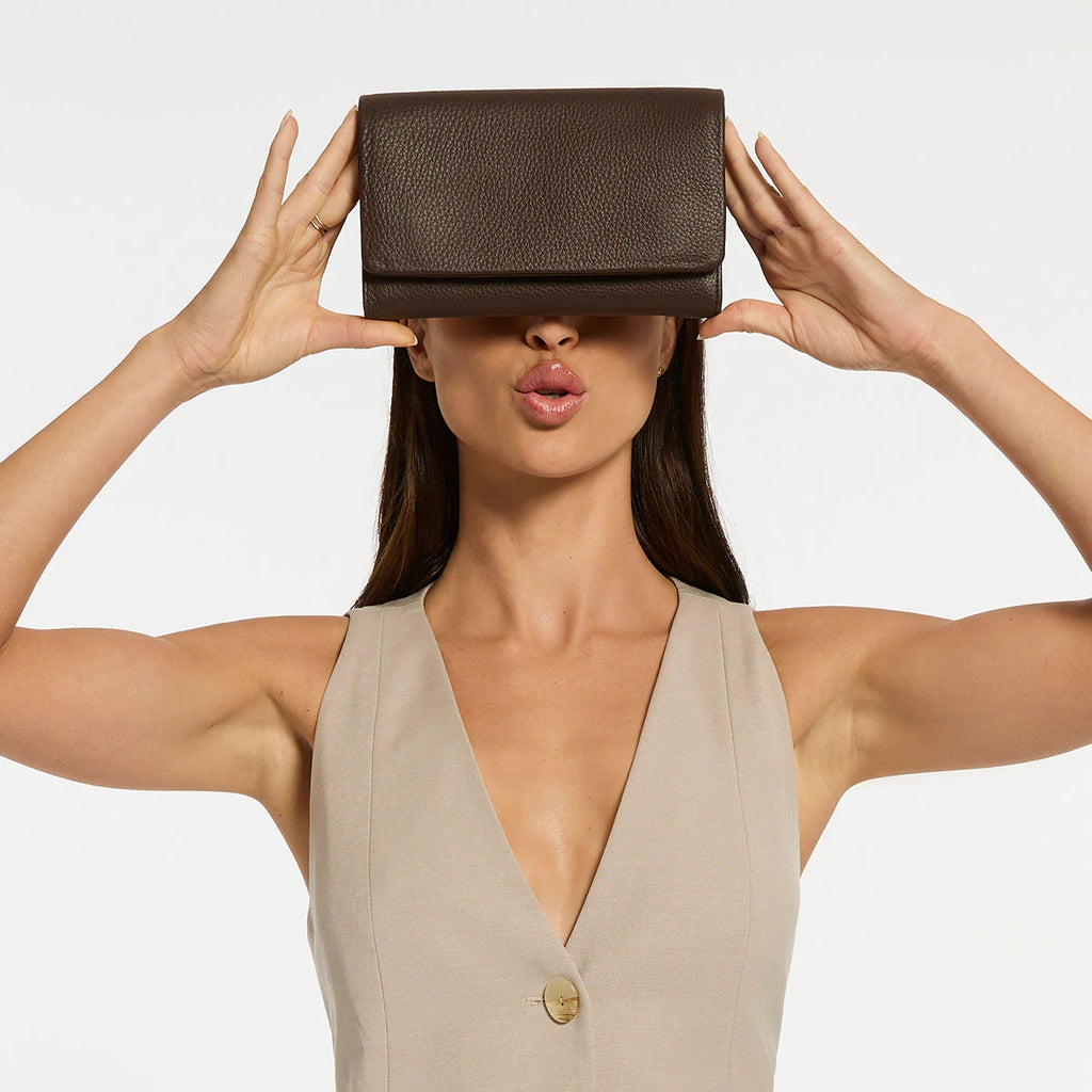 Status Anxiety Remnant Wallet Cocoa