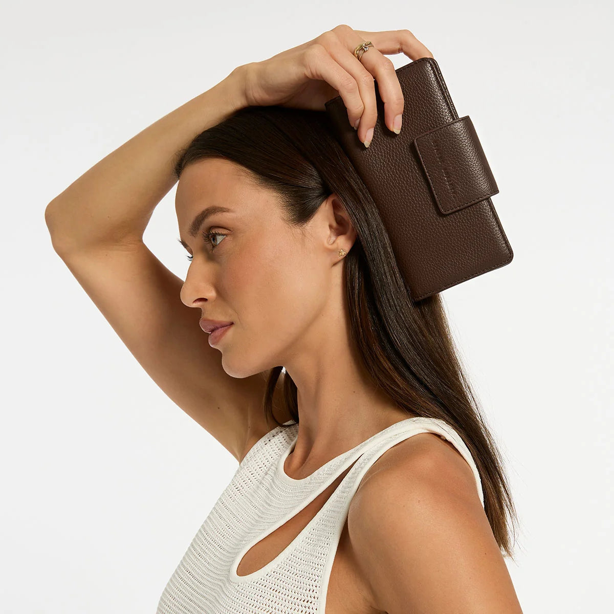 Status Anxiety Ruins Wallet Cocoa