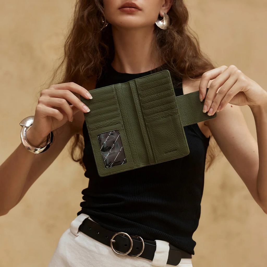 Status Anxiety Ruins Wallet Khaki